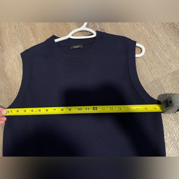 Massimo Dutti Milano navy vest - Picture 4 of 5